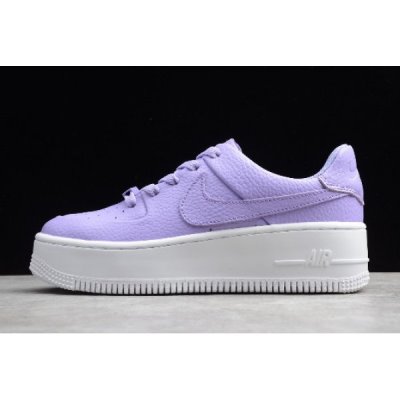 Nike Bayan Air Force 1 Sage Low Oxygen Zeytin Yeşili / Mor Kaykay Ayakkabı Türkiye - 5M4RYT1N